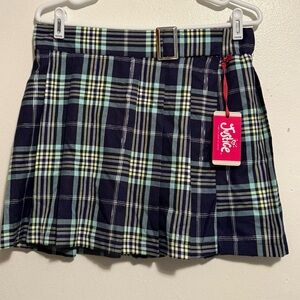 Justice Plaid Skort‎ Skirt Girls Size XL Plus 16P /18P New